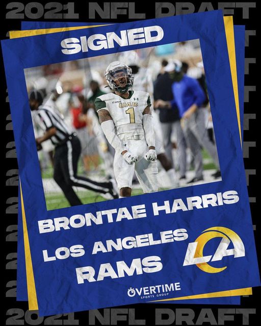 BRONTAE HARRIS DRAFTED BY THE LA RAMS