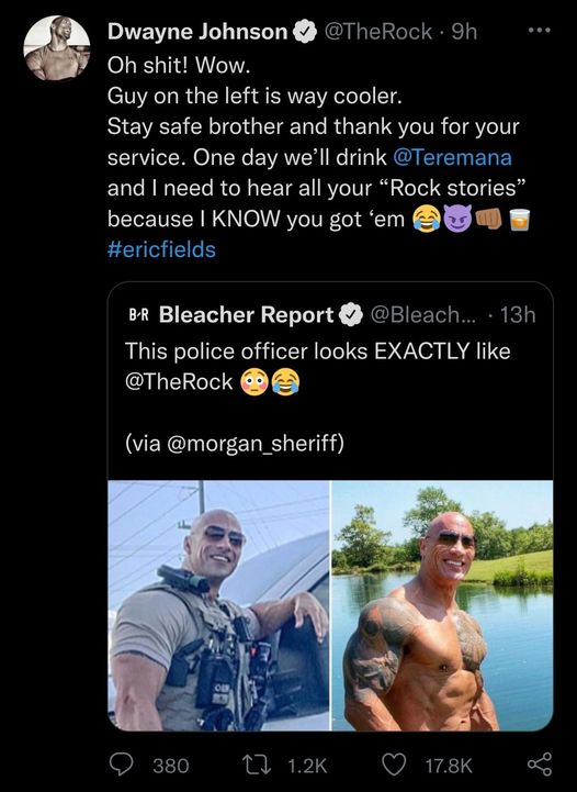 THE ROCK TWEETS ABOUT MORGAN COUNTY SHERIFF’S LT. ERIC FIELDS – My ...