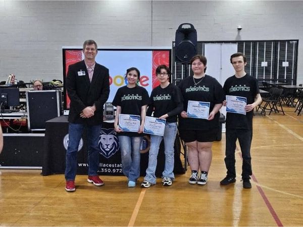 Congratulations to Holly Pond High School’s Robotics team on winning the perseverance award.